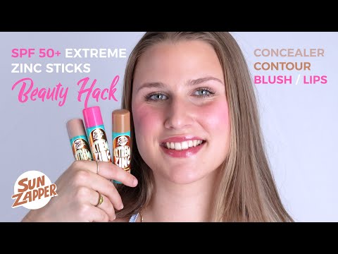 Sun Zapper Extreme Zinc Sticks Beauty Pack HOW TO APPLY