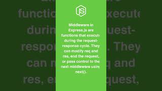 Middleware in Express.js