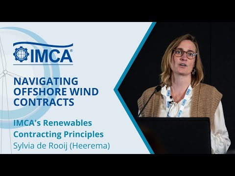 #NOWC23  IMCA's Renewables Contracting Principles