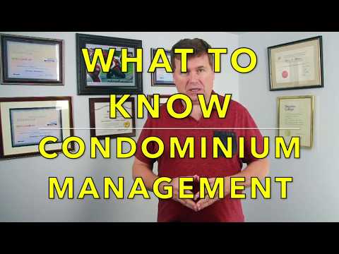 What To Know about condominium management