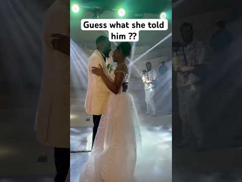 Guess what she told him ?? #wedding #nigerianweddingparty #bridalparty #dance #easyweddings
