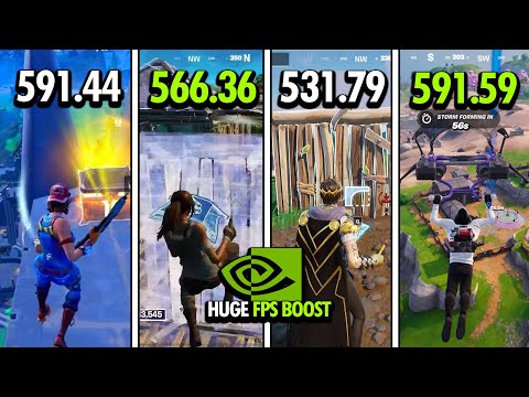 NVIDIA Drivers Are Breaking Fortnite Performance – 566.36 vs 591.44 vs 531.79 vs 591.59