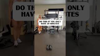 Do this workout if you only have 20 minutes! #quickworkout #fitness