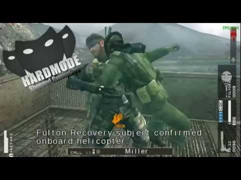 Metal Gear Solid Peace Walker PPSSPP Gameplay  و مقابلة هاديو كوجيما فى اللعبة