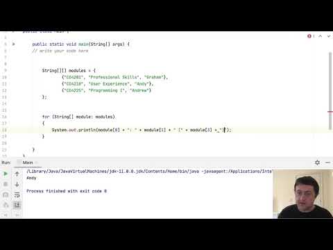 Multidimensional arrays