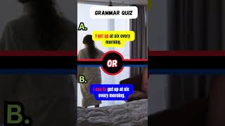 Which Sentence is Correct? #englishgrammarquiz #learnenglish #English #whichsentenceiscorrect #short