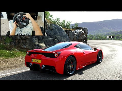 Ferrari 458 Speciale - Forza Horizon 4 (Steering Wheel + Shifter) Logitech G29 Gameplay