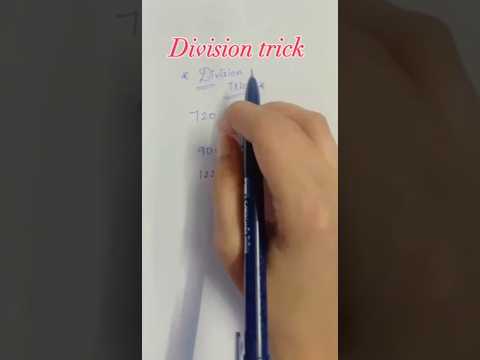 MATHS DIVISION TRICK😍😍