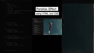 How to make parallac effect website #parallaxeffect #htmlwebsite #parallaxscrolling