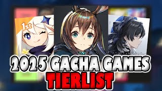 Ranking The Most Popular Gacha Games of 2025 (Gacha Games 2025 Performance Tierlist)