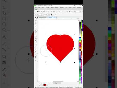 CorelDraw Smooth Tool Tutorial Hindi Part 5