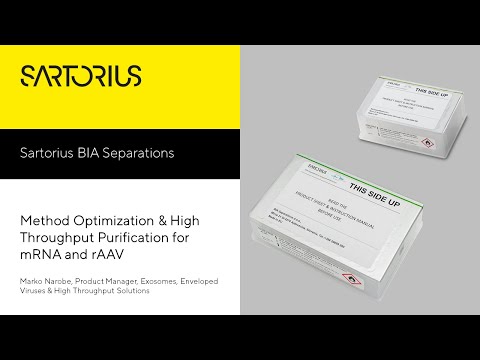 Method Optimization & High Throughput Purification for mRNA and rAAV