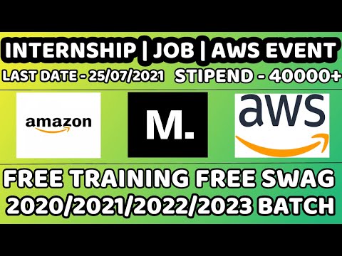 Amazon Internship | SDEI | Free Training with Stipend | 2020-21 Passout | Must apply | @Cybernack