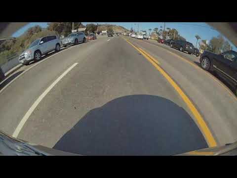 Dashcam: Jeep hood went flying