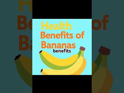 HEALTH BENEFITS OF BANANAS 🍌💛#banana #shorts #shortsviral #facts #healthtips #wellness #fruit