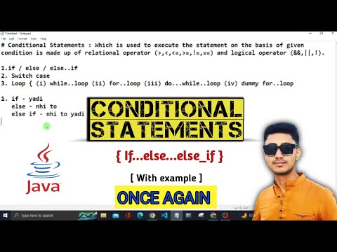 Day - 11 | Conditional Statements in Java with Solve examples questions #java#computercargo #coding