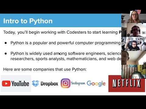 Coding Doctors Kids Club-Codesters Meeting #1