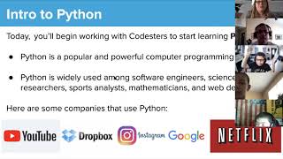 Coding Doctors Kids Club-Codesters Meeting #1