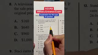 ASVAB Math Arithmetic Reasoning Solutions 8