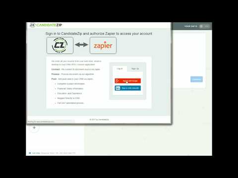 Gmail to CandidateZip