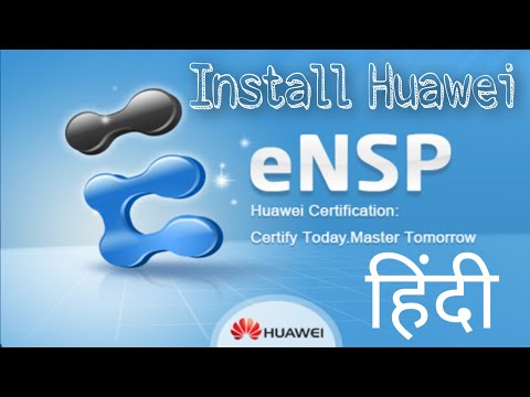 eNSP step by step installation  HINDI | Huawei Enterprise Network Simulation Technetworking TNS