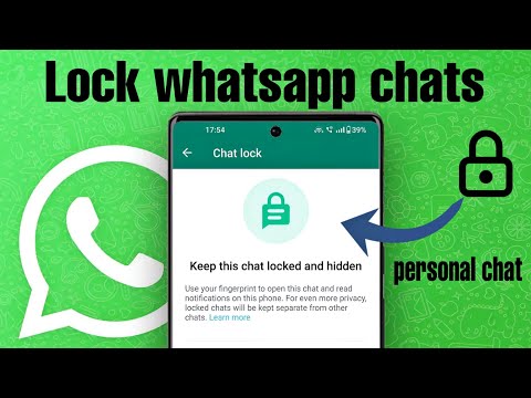 Whatsapp Chat LOCK kaise kare | WhatsApp Chat LOCK New Feature 2023