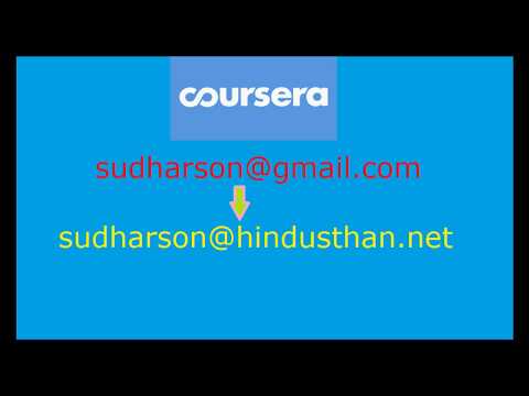 ML Courses in Coursera email change