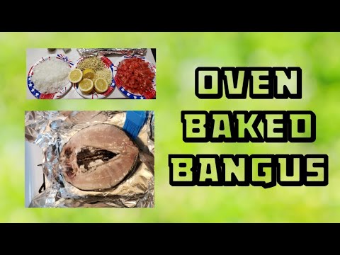 Oven baked bangus (baon sa beach🤗)