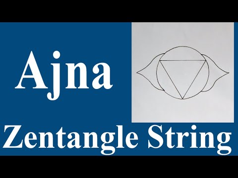 How to Draw Chakra Zentangle String   Template   Ajna  NO MATH OR GEOMETRY SKILLS REQUIRED