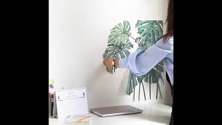 Decal Trang Trí Tường Tổng Hợp Các Mẫu Hoa Lá Bắc Âu ( Nhiều Mẫu )