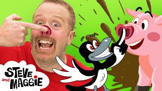 Old McDonald Had a Farm and More for Kids with Steve and Maggie | Animal Sounds | Toys for Kids