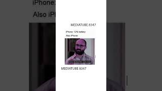 iPhone's battery life meme.  #viralvideo #techmeme #ytshorts #memes #techmemes #whatdoyoumeme #funny