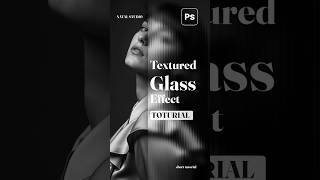 Photoshop Tutorial Create Textured Glass Effect with Patterns #photoshop #glasseffect