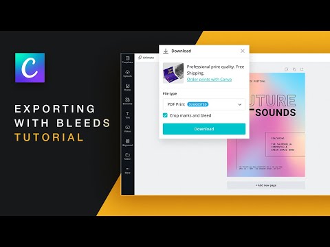 How to Export With Crop Marks in Canva (Quick Tip)