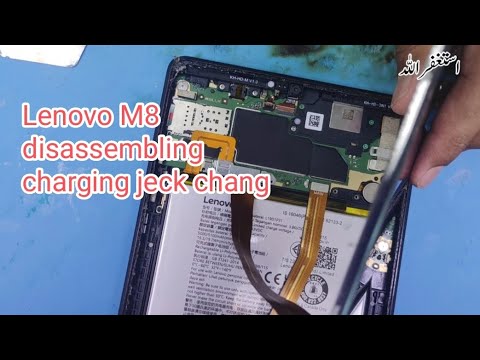 lenovo tab M8 disassembling and teardown/how to remove lcd /charging jec replacement