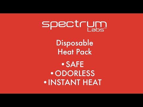 How to use Spectrum Labs Disposable Heat Pack