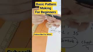 Pattern Making For Beginners #patternmaking #dresspattern #shorts #diyshorts #fashiondesigning