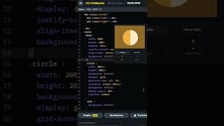 Css100%in37line #css #css3course #cssbattle #css3 #htmlcss #htmlcsstutorial #webdevelopmentcourse