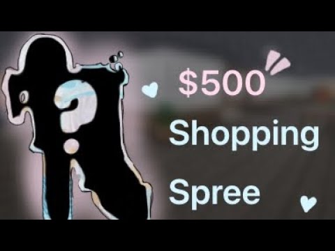 500 robux Shopping Spree! + Mm2 Gameplay!