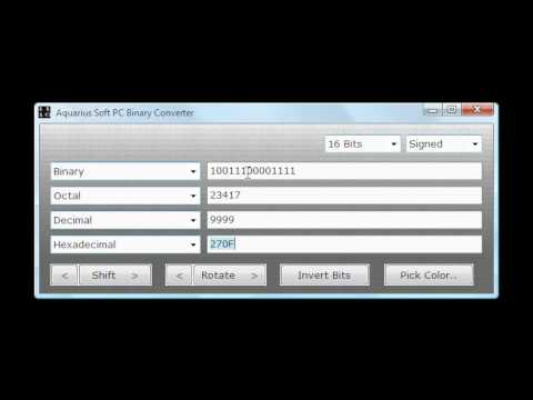 16 bits Binary to Decimal Conversion