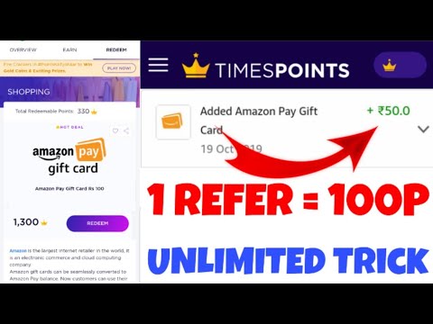 🔥TimesPoints Unlimited Trick 2019 | Earn Paytm Cash By Referring | TimesPoints Payment Proof