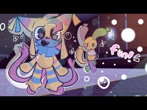 "Fun fun fun!!" (Dandys world animation)