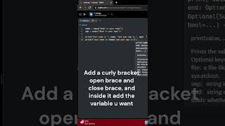 How to use f string in python. #coding #python #trending #shorts #fstring #strings #pythoncoding