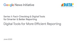 Digital Tools for More Efficient Reporting