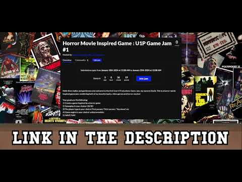 GAME JAM | HORROR MOVIE INSPIRED GAMES | USER1 PRODUCTIONS 2K24 GAME JAM