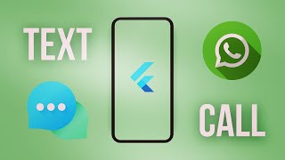 💬 Send Text Messages & Make Calls directly from your App ♡ Flutter Tutorial