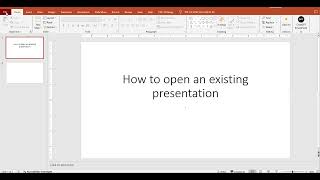 How to open an exisiting or old powerpoint presentation #powerpoint #techhowto #productivityhacks