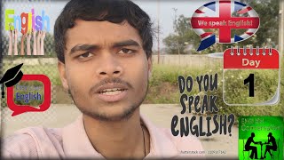 Day 1 English Learning With Me!!  Improve fluency 