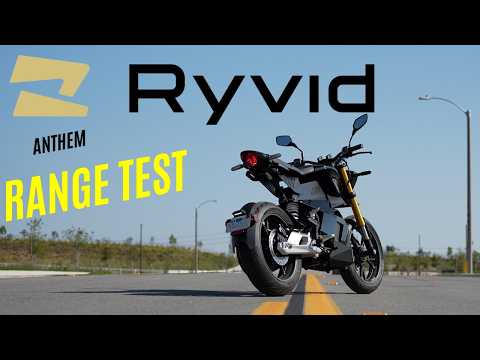 Ryvid Anthem - Real World Electric Motorcycle Range Test
