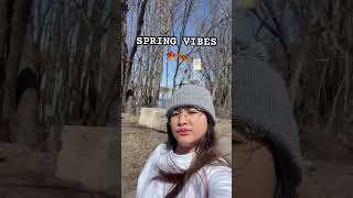#springmood 💖 #enjoy #walking #springvibes #in #canada #canadalife #trending #youtubeshorts #sounds